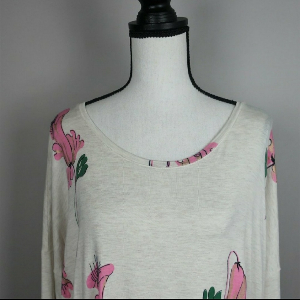 Anthro Floreat Sz Med High-Low Tunic Top D73 - Picture 5 of 10